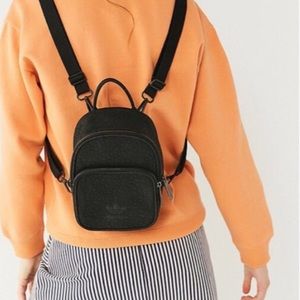 Adidas Faux Leather Mini Backpack